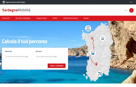 Nuovo portale Sardegna Mobilità